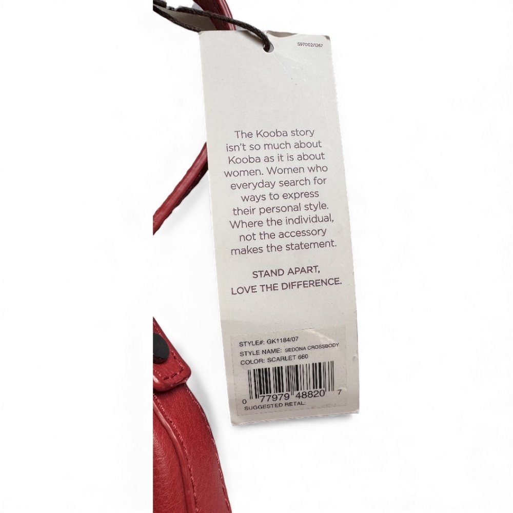 Kooba Sedona Crossbody Bag – Scarlet Red – NWT - Picture 6 of 10
